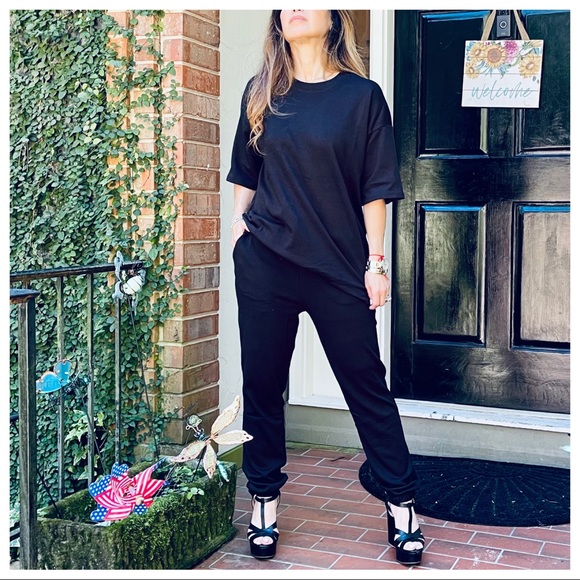 Short Sleeves Lounge Fabulous Jogger set - Picture 6 of 9